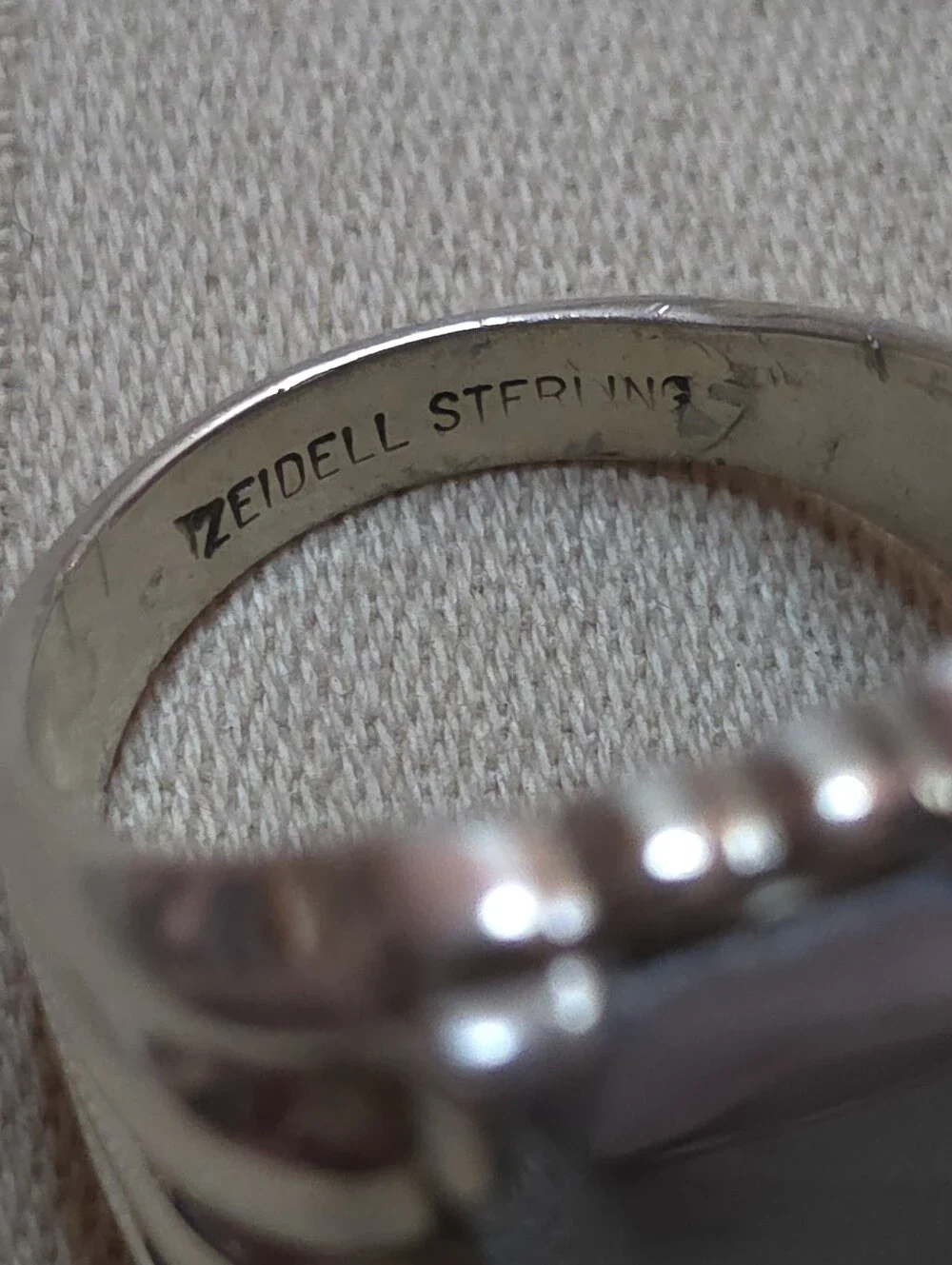 LOT OF 3 MENS DESIGNER STERLING 925 SILVER RINGS